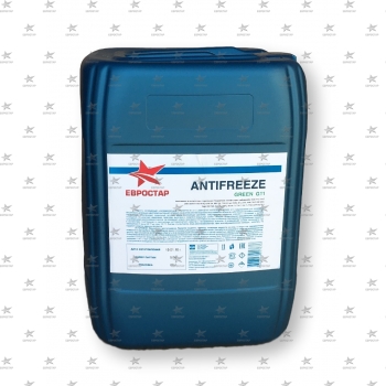 ЕВРОСТАР ANTIFREEZE GREEN G11 (20л) антифриз готовый зелёный -40 С