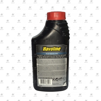 TEXACO HAVOLINE ATF MULTI-VEHICLE (1л) T-IV, LT17141 масло трансм для АКПП цвет красный  -53C