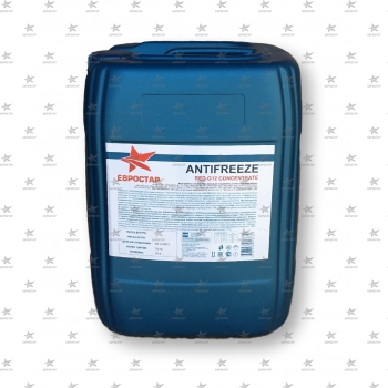 ЕВРОСТАР ANTIFREEZE RED G12 CONCENTRATE (20л) антифриз концентрат красный