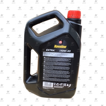 TEXACO HAVOLINE EXTRA 10W-40 (4л.) SN/CF масло моторное полусинтетическое -27С