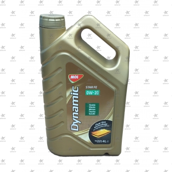 MOL DYNAMIC STAR FE 0W-20 (4л)  API SN ILSAC GF-5 масло синтетическое