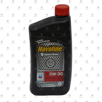 CHEVRON HAVOLINE MOTOR OIL 5W-30 (0.946л) SN масло моторное полусинтетическое -36C