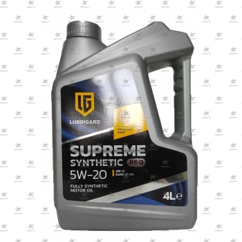 LUBRIGARD SUPREME SYNTHETIC PRO 5W-20 (4л) масло моторное 