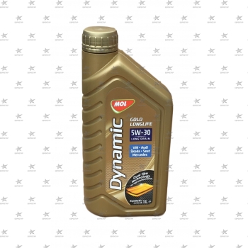 MOL DYNAMIC GOLD Longlife 5W-30 (1л) С3-12  VW 504 00, VW 507 00, MB 229.51масло моторное синтетическое -42C