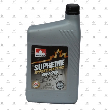 PETRO-CANADA SYNTHETIC 0W-20 (1л) SP (GM 6094M, ILSAC GF-6) масло моторное синтетическое -48С