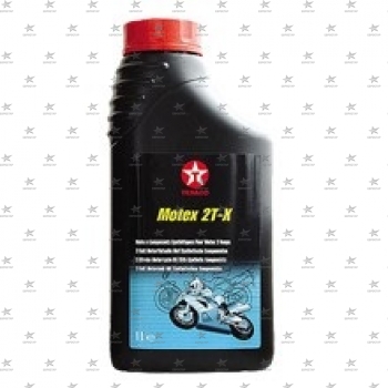 TEXACO MOTEX 2T-X (1л.) TC, JASO FC/FD масло моторное двухтактное для мототехники 1:50 полусинтетическое
