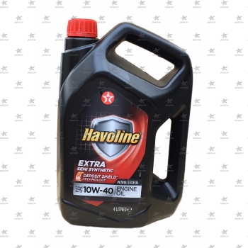 TEXACO HAVOLINE EXTRA 10W-40 (4л.) SN/CF масло моторное полусинтетическое -27С