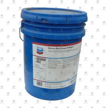 CHEVRON MOLY GREASE EP NLGI 2 (15,9 кг) смазка литиевая молибденовая -15C до 127С