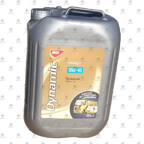 MOL DYNAMIC TRANSIT 10W-40 (10л) CI-4/SL, MAN M3275, MB 228.3 масло моторное полусинтетическое -39C