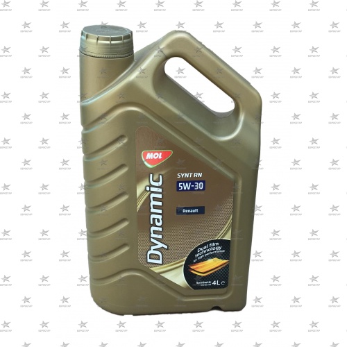 MOL DYNAMIC SYNT RN 5W-30 (4л) ACEA C4-08 Renaut RN 0720 масло синтетическое -39С