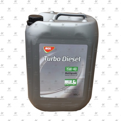 MOL TURBO DISEL 15W-40 (10л) CF-4/SJ масло моторное минеральное -27C