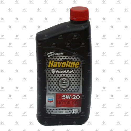 CHEVRON HAVOLINE MOTOR OIL 5W-20 (0.946л) SN масло моторное полусинтетическое -36C