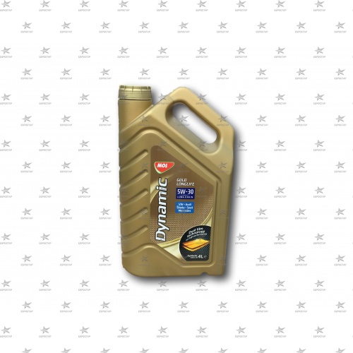 MOL DYNAMIC GOLD Longlife 5W-30 (4л) С3-12  VW 504 00, VW 507 00, MB 229.51масло моторное синтетическое -42C