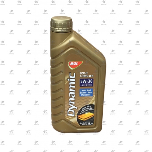MOL DYNAMIC GOLD Longlife 5W-30 (1л) С3-12  VW 504 00, VW 507 00, MB 229.51масло моторное синтетическое -42C
