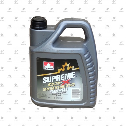 PC SUPREME С3-X SYNTHETIC 5W-40 (5л) ) SN масло моторное синтетическое -39С