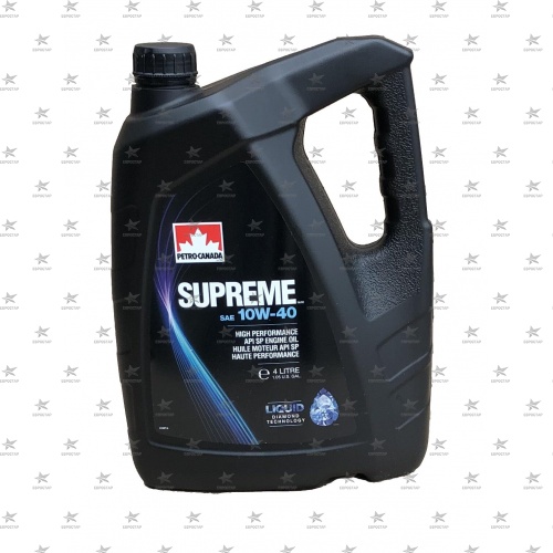 PETRO-CANADA  SUPREME 10W-40 (4л) SP масло моторное полусинтетическое -39С
