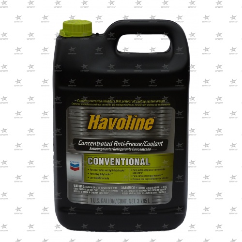 CHEVRON HAVOLINE Antifreeze/Coolant Concentrate (3,785л) антифриз концентрат (зеленый)