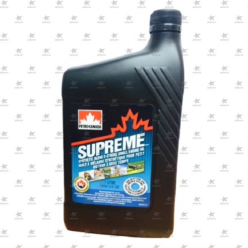 PETRO-CANADA SUPREME SYNTHETIC BL 2-STRK SML (1л) масло моторное двухтактное для мототехники