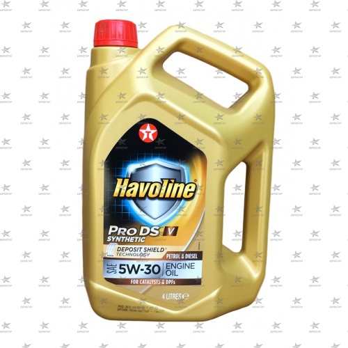 TEXACO HAVOLINE ProDS V 5W-30 (4л.) VW 504.00/507.00, MB 229.51, BMW LL-04 low SAPS масло моторное синтетическое -39C