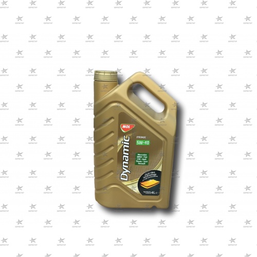MOL DYNAMIC PRIMA 5W-40 (4л) SN/CF C3-08 MB 229.51 VW 502.00/505.00/505.01 Low SAPS масло моторное синтетическое -42*