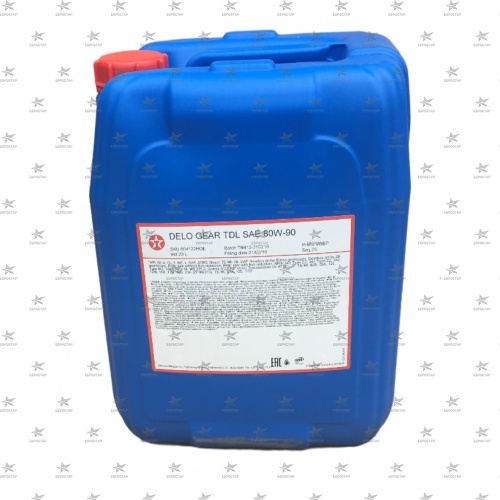 TEXACO DELO GEAR TDL  80W-90 (20л.) GL-4/5, MT1, CTO-1 масло трансмиссионное минеральное -30C