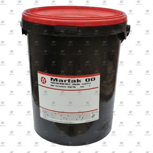 TEXACO MARFAK EP 00 (18кг.) смазка натриевая цвет темно зеленый