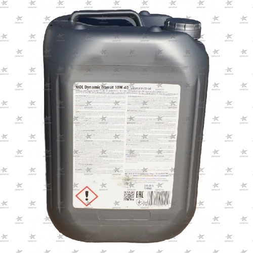 MOL DYNAMIC TRANSIT 10W-40 (10л) CI-4/SL, MAN M3275, MB 228.3 масло моторное полусинтетическое -39C