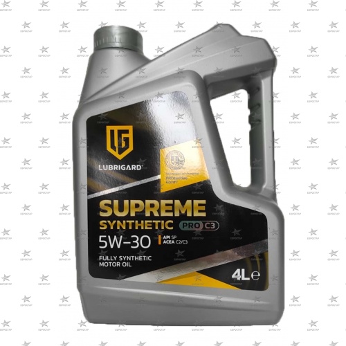 LUBRIGARD SUPREME SYNTHETIC PRO C3 5W-30 (4л) масло моторное 