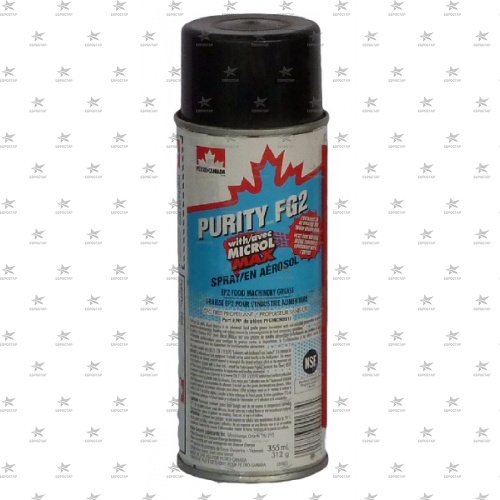 PETRO-CANADA  PURITY FG 2  W/ MICROL MAX SPRAY (355 мл) смазка пищевая спрей с противомикробным консервантом